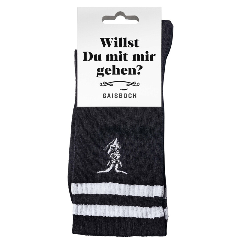 Gaisbock-Socken-Weiss-Wihte-Socks-OnFeet-Feet-Black-Schwarz-Steh-dazu-003