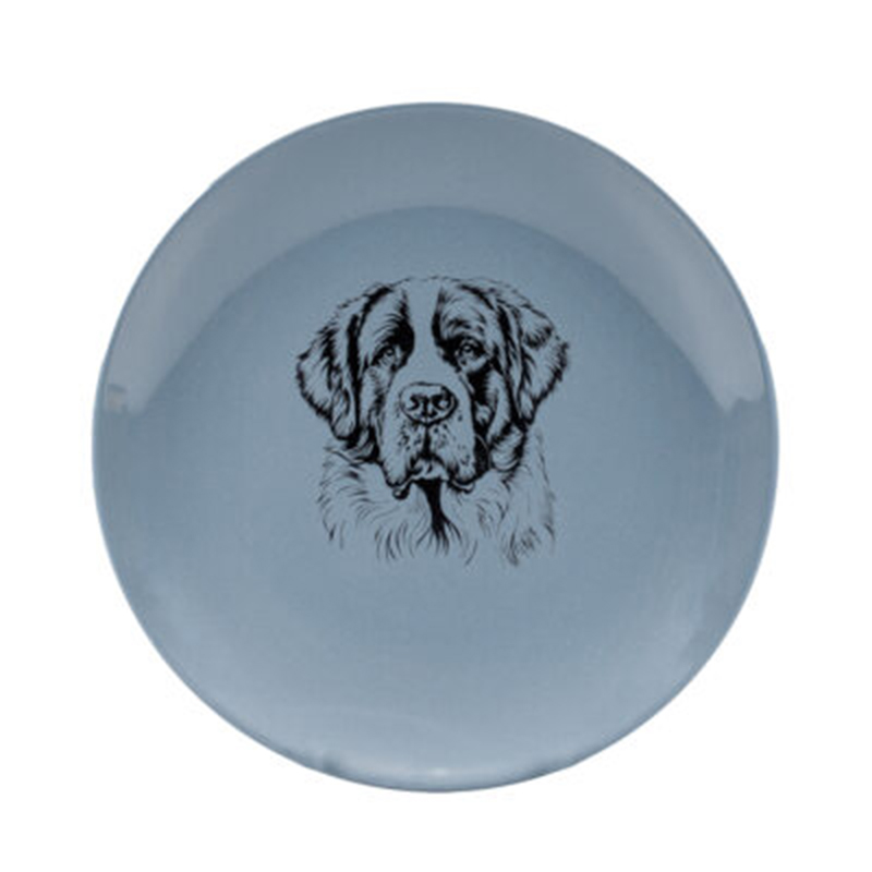 Vorspeiseteller-Teller-Bernhardiner-Hund-Zoom-Buche-Swiss-1